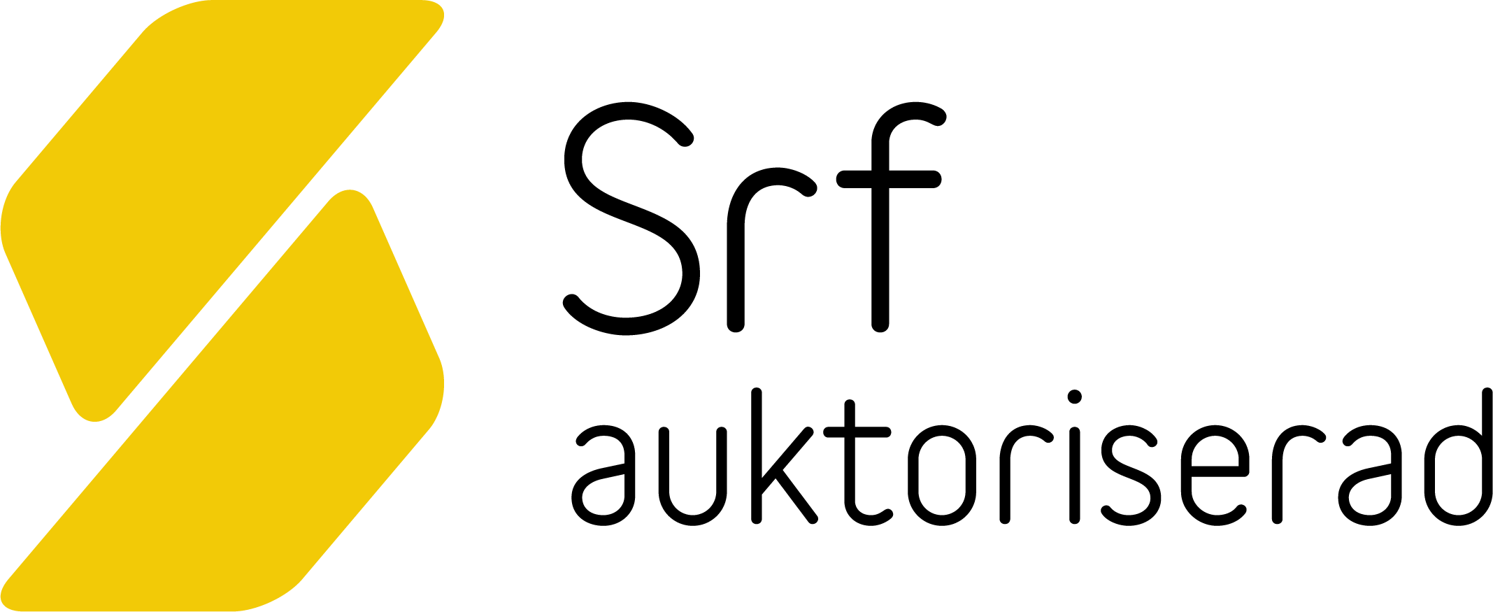 Logotyp på SRF-auktoriserad